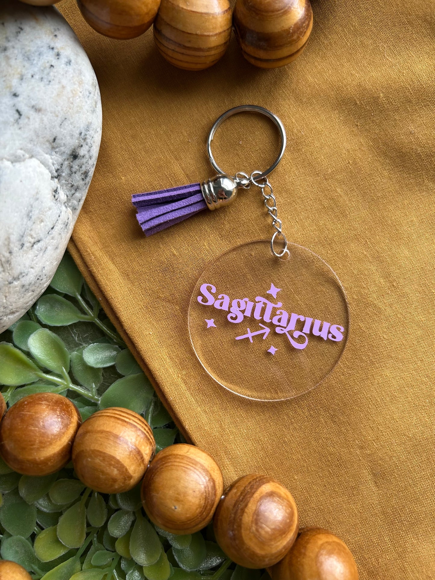 Sagittarius keychain