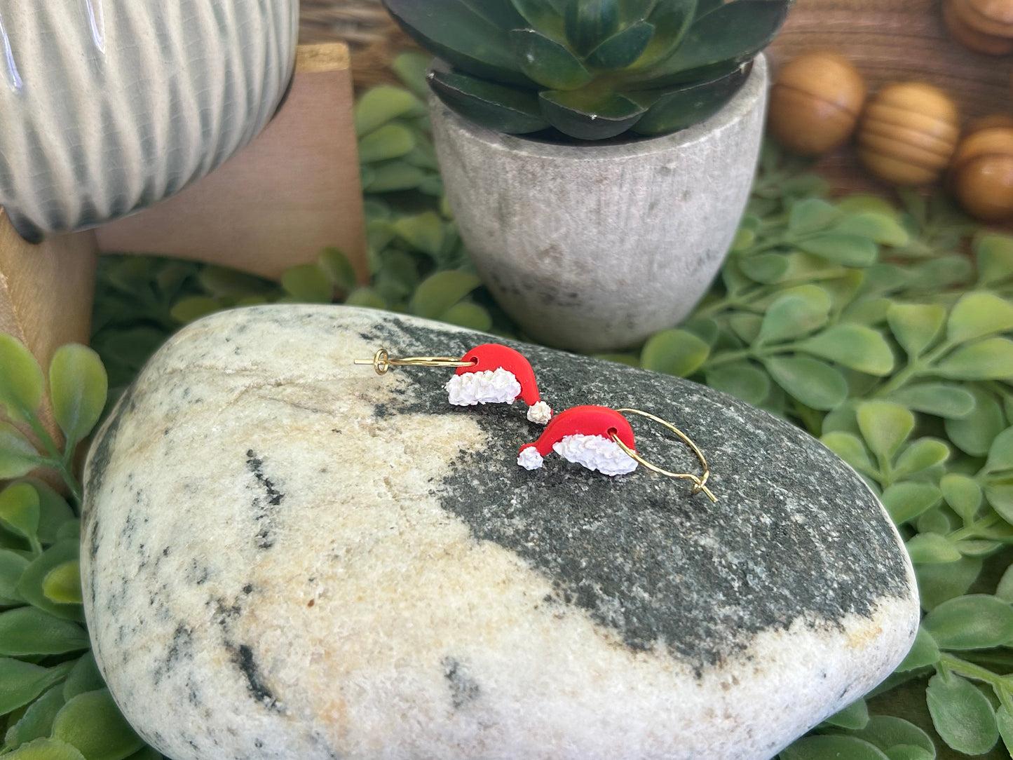 Santa Hat Hoops