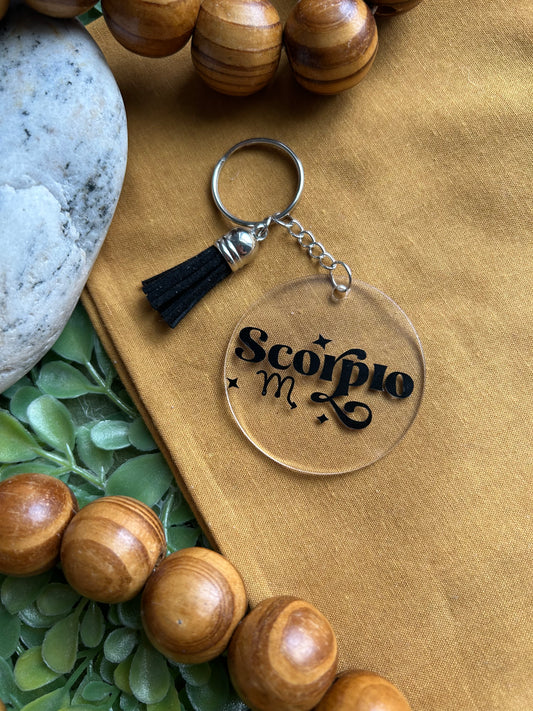 Scorpio keychain