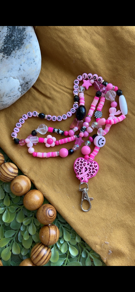 Breast Cancer Lanyard